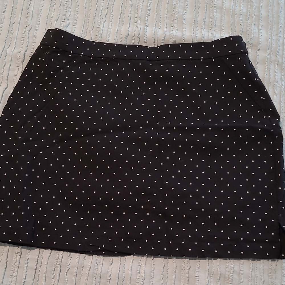 Rafaella Black and White Mini Pencil Skirt Cocktail
